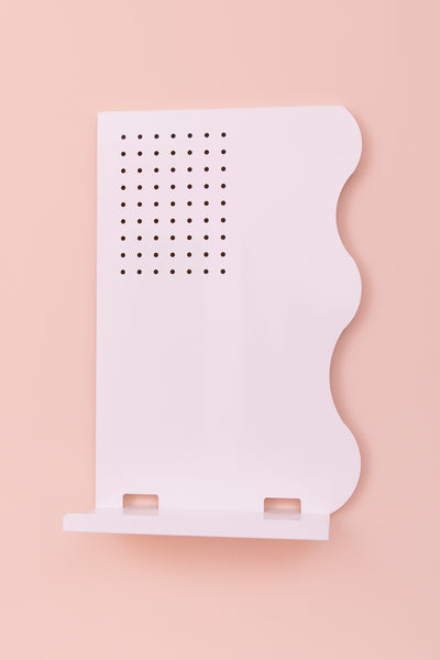 white noticeboard memo board with pegboard 